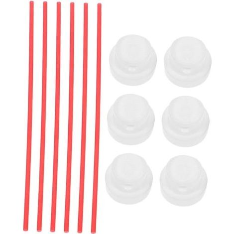 6 Ensembles Buse Aérosol Pailles pour Canettes Tubes D'extension pour Buse De Aérosol Buses De Peinture en Aérosol pour Les Canettes PVC (1/5)