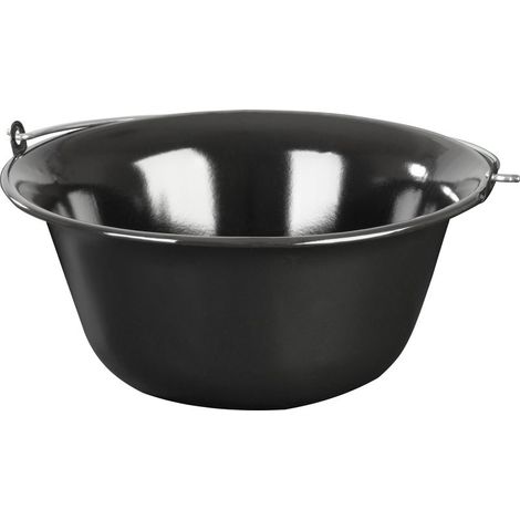 Kessel MagicHome, für Gulasch, 12 Lit., 39,8x18 cm, emailliert, grau-schwarz, ohne Deckel (1/3)