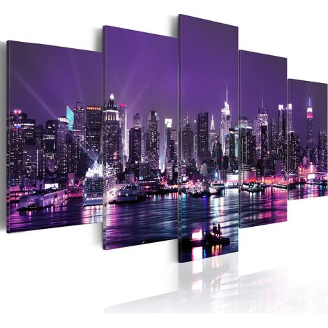 Quadro - Cielo viola - 100x50 (1/4)