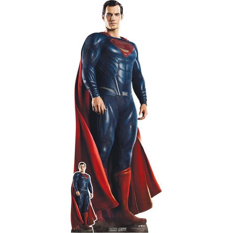 Figurine en carton  Superman - Henry Cavill - Acteur Britannique - Haut 195 cm (1/5)