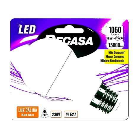 LMP CEGA.LED STAN.10.5W-75W E-27 - CEGASA