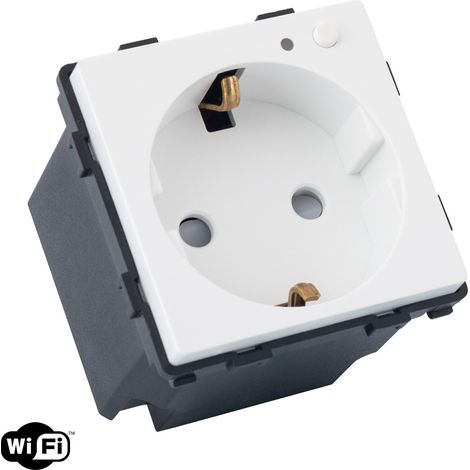 Enchufe WiFi Tipo F Schuko Modern Blanco