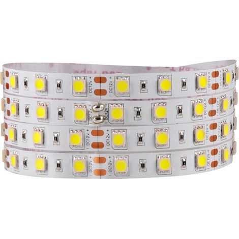 Ruban LED 12V 5m IP20 6500K 2900lm Polux blanc froid (1/5)