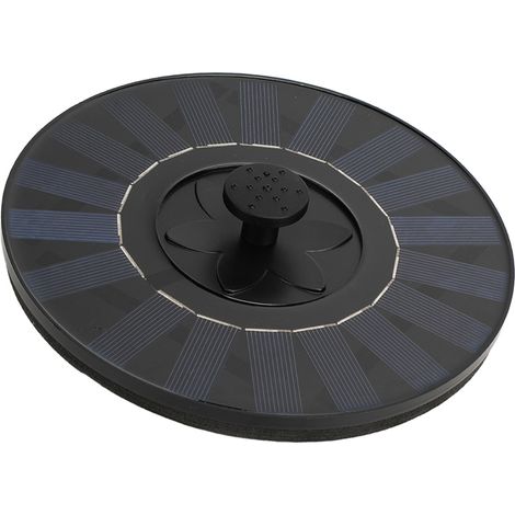 Pompe solaire à fontaine (2 W) économe en énergie et très performante, idéale pour les fontaines de jardin, les abreuvoirs à oiseaux et les petits bassins. (1/5)