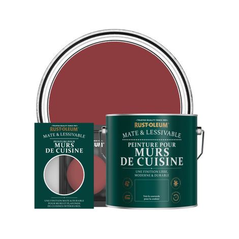 Peinture pour Murs de Cuisine, Finition Mate - Bordeaux (1/2)
