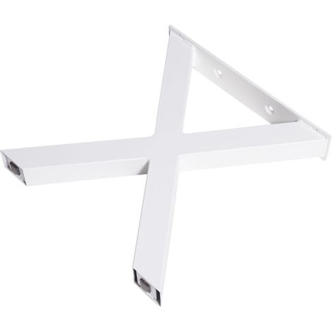 Dieda Bankgestell X-Form weiß Maße (L x B x H)  420 x 400 x 70 mm Tischbeine (1/3)