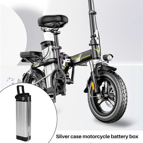 Boîtier de batterie lithium en plastique pour vélo électrique 36V/48V/60V grande capacité 18650, accessoires de vélo, tête CC - FFY (1/4)