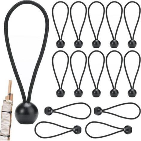 15 Pièces tendeur Elastique bache Piscine bâches et Sangles,tendeurs bache Piscine tendeur,Elastique bache remorque,Corde Elastique pour bache pour bache pour Pavillon, Bâche, Camping, Tente (1/5)