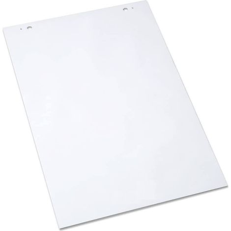 Trade Shop - 20 Blatt für mobile Tafeln Tafelblock 70x100cm 80gr./m² weißes Papier -