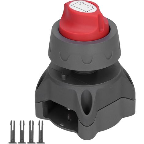 Mini-interrupteur de batterie, coupe-circuit et isolateur de courant pour voiture, bateau, machine, véhicule (1/5)