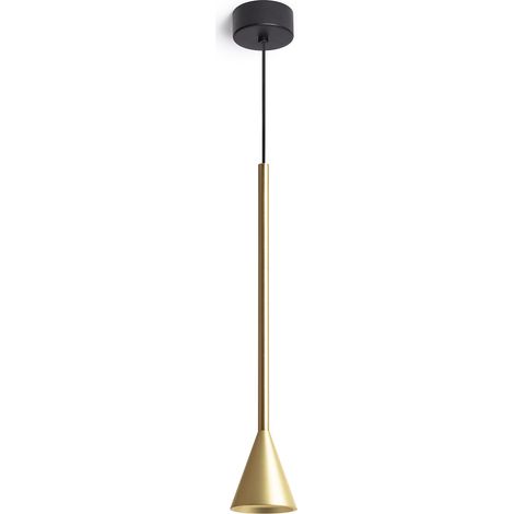 Lámpara Colgante LED 6W Aluminio Piaski Dorado (1/5)