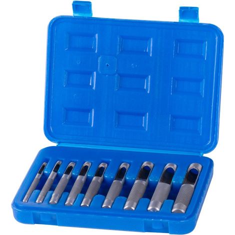 Locheisen-Satz Strend Pro HP512, 9-teilig, Nr. 3,4,5,6,7,8,10,11,12 mm (1/2)