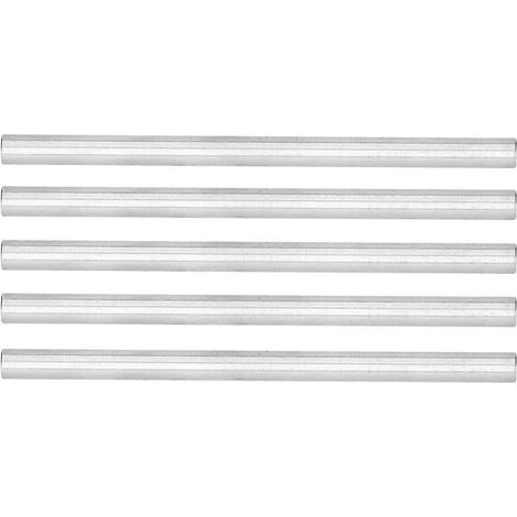 Ensemble de 5 tiges rondes en acier inoxydable (6 mm) pour jouets robots DIY4100-0006-0 (1/4)