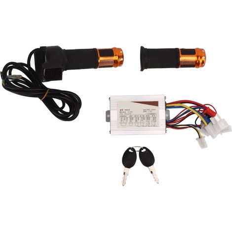 Contrôleur de Vitesse Moteur DC 48V 800W avec Poignée Tournante Universelle Dorée pour Vélo Électrique (1/5)