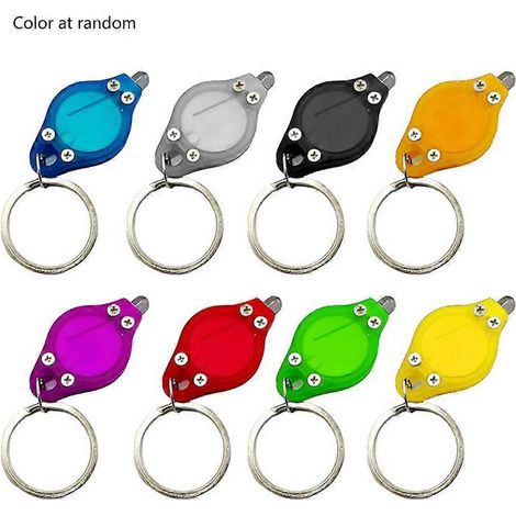 Lampe torche porte-clés pour le camping et les situations d'urgence - Matériau ABS (1/4)