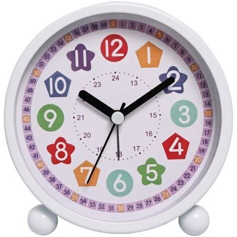 Mini réveil de voyage pliable numérique avec LCD rétroéclairé, thermomètre, snooze, date et heure, bureau, chambre, cuisine, pratique et portable (1/4)
