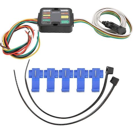 Convertisseur de feux arrière pour camping-car, convertisseur de faisceau de câblage pour remorque, alimentation 3 fils vers 2 fils, compatible avec les accessoires pour camping-cars (1/5)