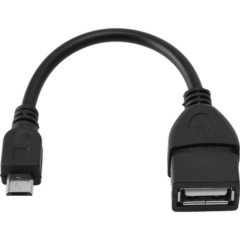 Câble Adaptateur OTG Micro USB vers USB Femelle pour Téléphone Android