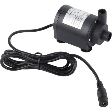 Pompe de circulation eau chaude DC 24V 1000L/H Moteur sans balais solaire 7m de hauteur (1/5)