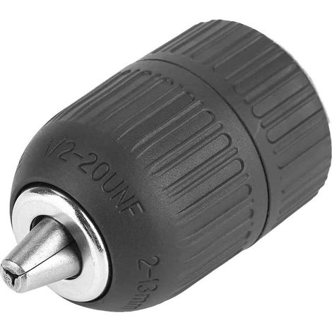 MANDRINO AUTOSERRANTE TRAPANO ATTACCO 1/2" 2-13mm FILETTATTO INECO (1/3)