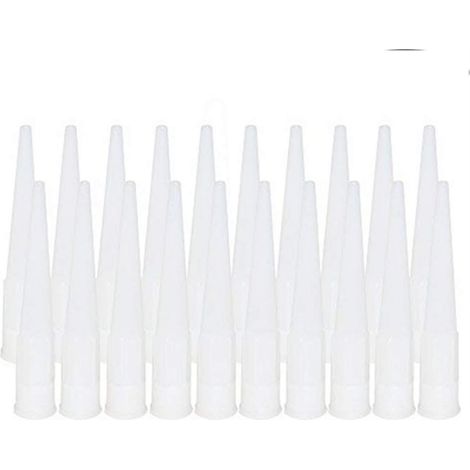 Sollbry 20 Pièces Cartouche Douilles Silicone Douilles embouts de Remplacement en Silicone Pointes Cartouche Cartouche Buses Buses(15 mm) (1/5)