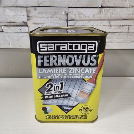 Saratoga Fernovus Lamiere Zincate 750ml Marrone