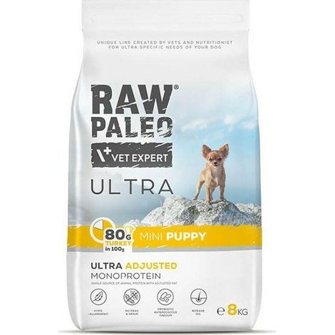 VetExpert Raw Paleo Ultra Pavo Mini Cachorro 8 kg