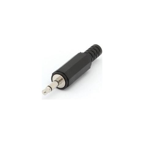 10 Jack maschio 3,5 mm Mono plastica nera