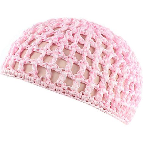 Filet à cheveux en maille, bonnet crocheté, filet à cheveux en résille, cache-cou, ornement pour dormir (1/5)