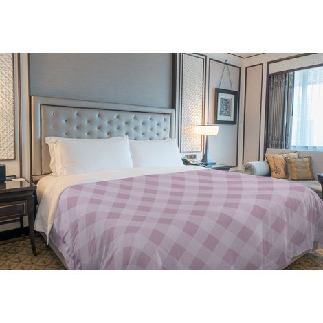 Copriletto estivo made in Italy 100% cotone piquet singolo matrimoniale piazza e mezza diverse fantasie Lovelycheck Rosa - 1 Piazza e mezza