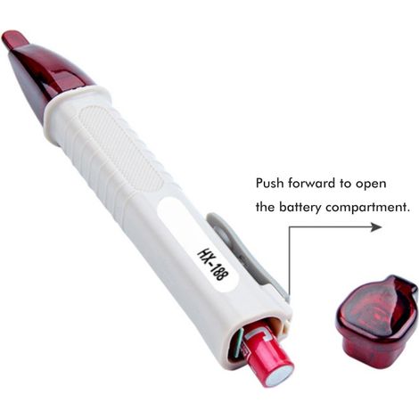 Stylo détecteur de champs électromagnétiques, testeur EMF portable pour appareils électroniques et câbles.