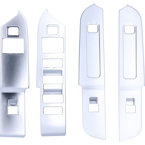 Panneau de Commande de Fenêtre Cadre de Garniture Chrome Adapté à Land Rover Defender 2020-2021 Conduite à Droite (1/5)
