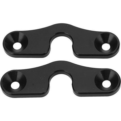 Kit di riparazione clip per aletta parasole Jeep Wrangler JK JL JLU - Lega di alluminio anodizzato nero