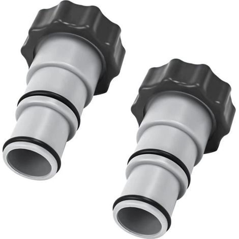 Set mit 2 Kalitec A-Adaptern für Schwimmbäder 38 mm und 32 mm auf 5,1 cm Innengewinde Schlauchanschluss Ø 32/38 mm MATERIAL (1/4)