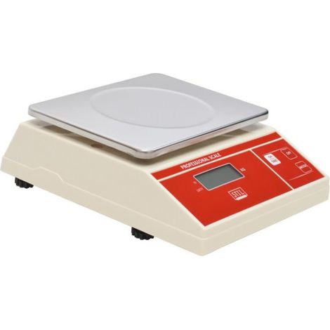 Balance pro - 5kg/1g - 250x290x100mm - Inox/Plastique - 4811 - Saro