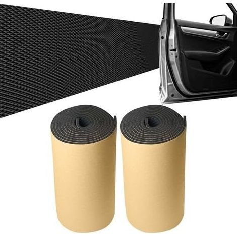 2 Roll Foam Protection Garage 2m x 20cm x 4mm, Protection Wall-mounted of Garage, Protege Door of Car Sticker, fur Parkhäuser, Black (1/5)