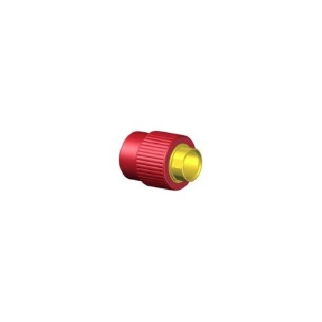 Entroque recto RH con cuello hexagonal - AQUATHERM Medidas: Ø50 mm x 1.1/2"