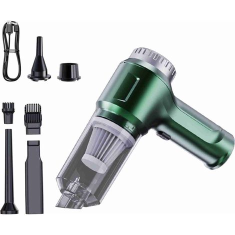 [JAMAIS UTILISÉ]Aspirateur sans fil portable 4 en 1, mini aspirateur de voiture, 11 000 Pa, haute puissance, sans fil et rechargeable, moteur sans balais pour le nettoyage des poils d'animaux dans la 