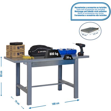 Kit Simonwork Bt6 Box Metalic 1800 Gris 830x1800x730
