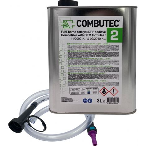 Additif FAP Cérine 176 pour filtres à particules diesel – Kit de remplissage 2,3 litres – Optimise performance et réduit émissions – Warmup