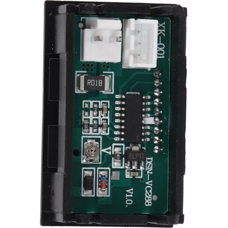 Voltmètre et ampèremètre numérique à double affichage LED CC 0-100 V/10 A 50 A, tête de mesure numérique 10 A rouge et bleue