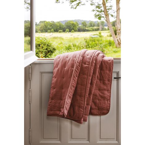 Dessus de lit matelassé aspect lavé-froissé "Angkor" Toison d'Or - Angkor Poterie - 180 x 240 cm - Angkor Poterie -