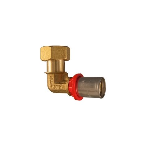 ADATTATORE CURVO SEDE PIANA A PRESSARE PER MULTISTRATO- 1/2 x 16- TDMB- pezzi 1