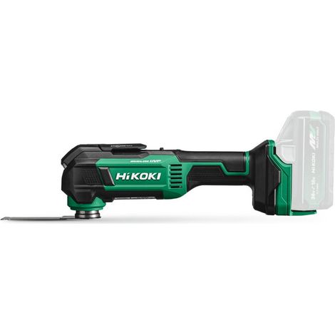 HiKOKI Akku-Multitool, vibrationsarm, 18 V Brushless, StarlockMax, incl. Zubehör, Koffer