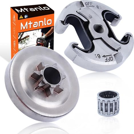 Kit de roulement à aiguilles de roue dentée de tambour d'embrayage 325"-7T pour Husqvarna 340 345 346XP 350 351 353 Remplace Tronçonneuse pour 537 11 0503, 503 87 3072 (1/5)