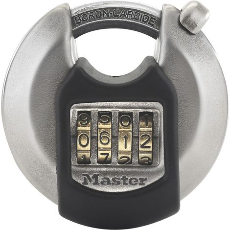 Master Lock P23615 Vorhängeschloss Silber, Schwarz (1/3)