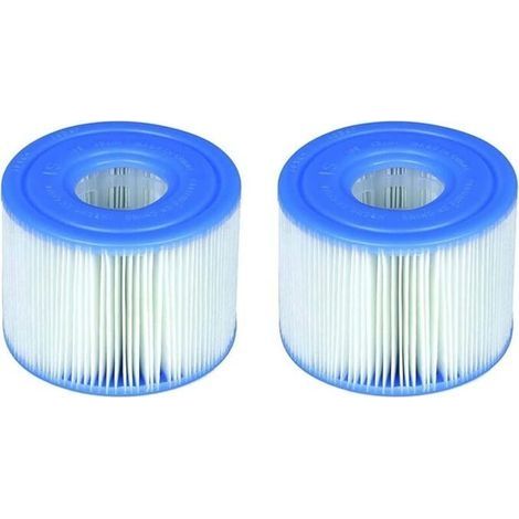 Élément filtrant de rechange pour spa et piscines Type S1, compatible avec PureSpa 29001E, réglage simple, pack de 2 filtres (1/4)