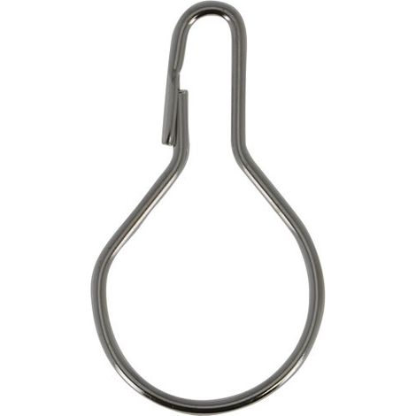 Anneau douche nickelé D: 30mm - Lot de 10 (1/2)