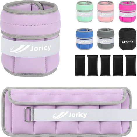 Poids Cheville Réglable Poids de Poignet Poids pour Cheville 2 3 4 5 6 7 8 10 kg la Paire Poids Poignets pour Perte de Poids, Bracelets Lestés pour Exercice Marche Jogging Poids Musculation (1/5)