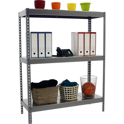 Simonrack ECOFORTE 1506-3 Metallregal grau verzinkt